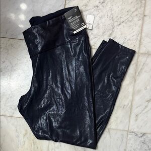 GAP Metallic NAVY High Compression Leggings